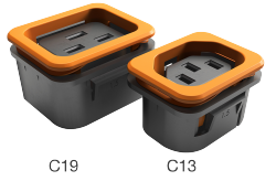 U-Lock C13 and C19 Locking Receptacles