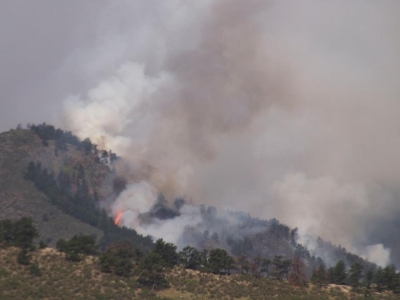 Image High Park Fire in Colorado.